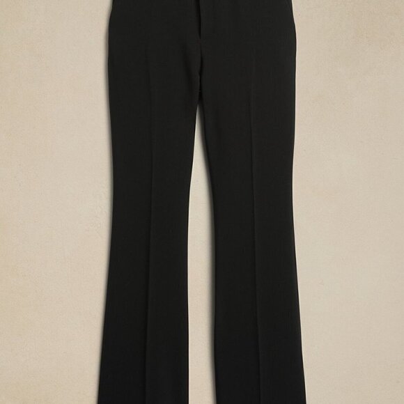 Banana Republic Black High-Rise BOHO Bootcut Suit Pant Y2k Size 8 #429942 RT$100 - Picture 5 of 5